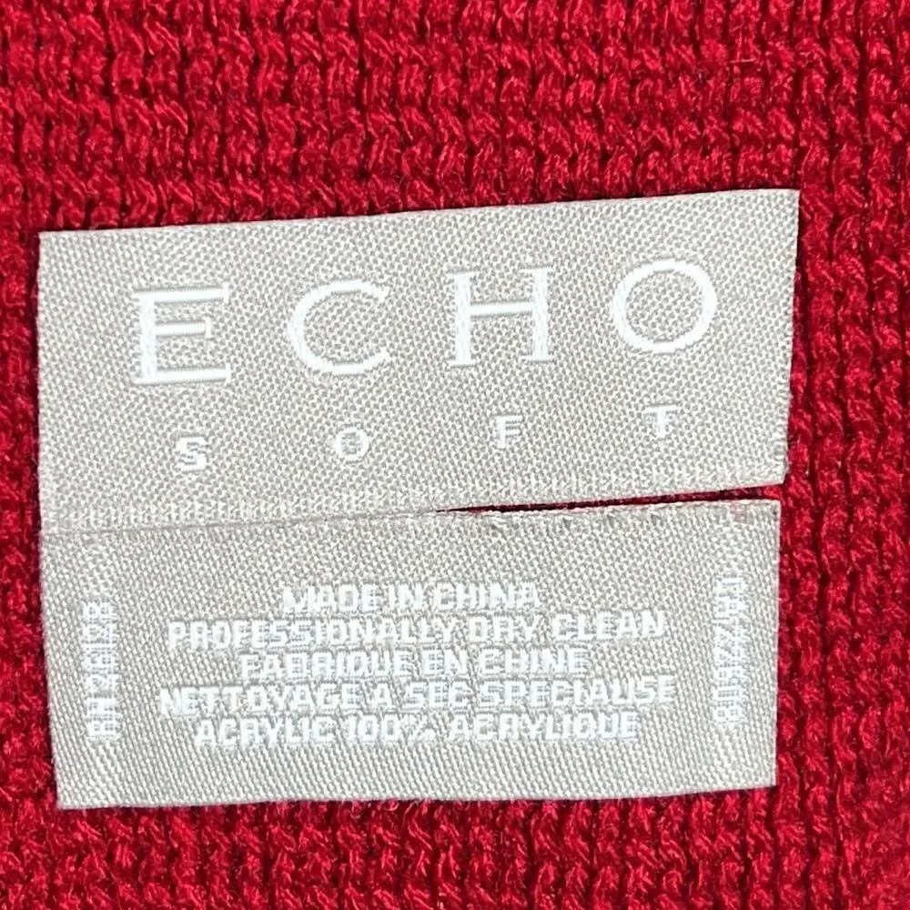 Teal ECHO Soft 100% Acrylic Scarf with fringe